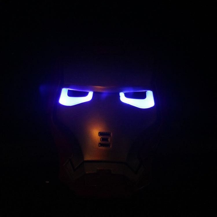 Svítící Maska Iron Man - obrázek 5
