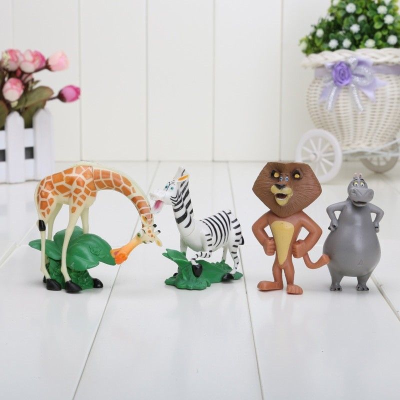 Figurky Madagaskar 4 ks - obrázek 1