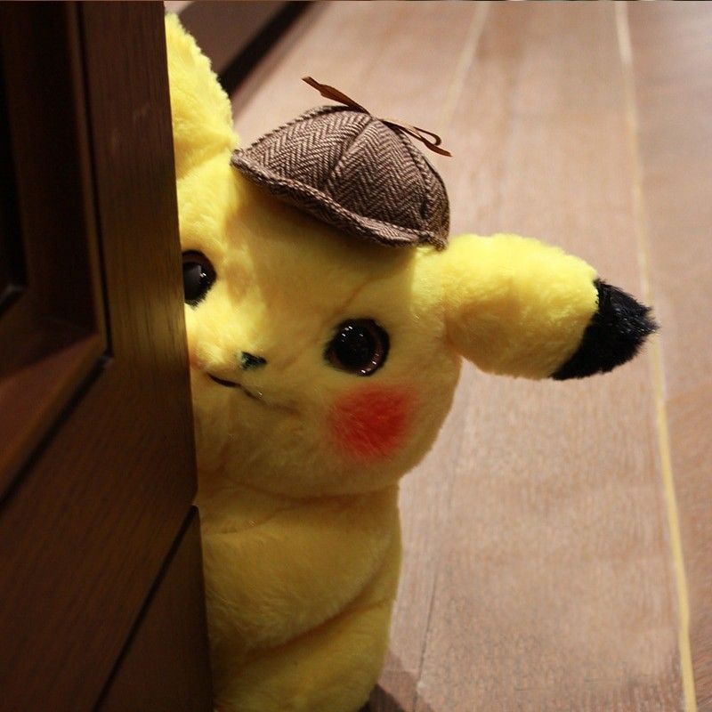 Detektiv Pikachu 28 cm Plyšák Pokemon - obrázek 3