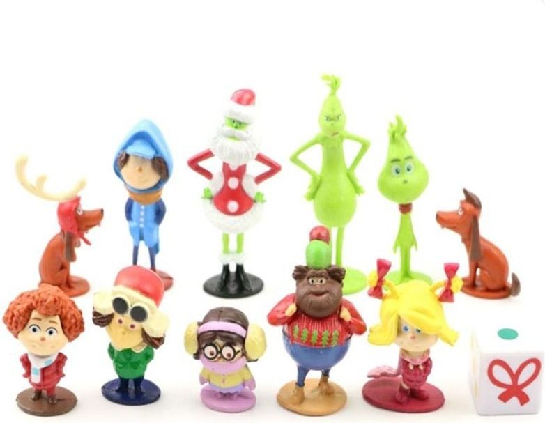 Figurky Grinch 12 ks - obrázek 1