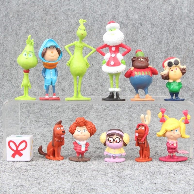 Figurky Grinch 12 ks - obrázek 2