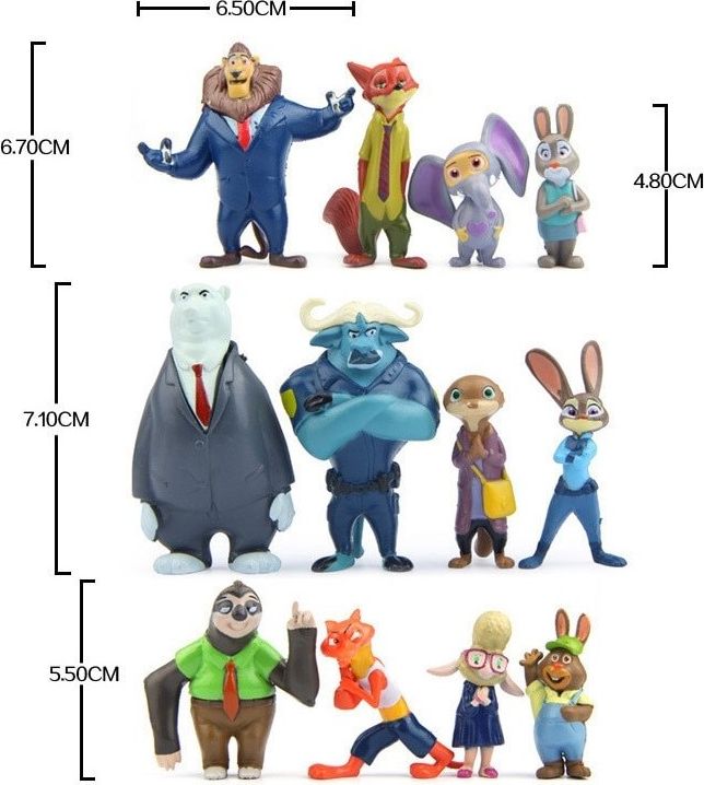 Figurky Zootropolis 12 ks - obrázek 6