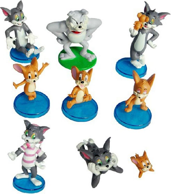 Figurky Tom a Jerry 9 ks - obrázek 2