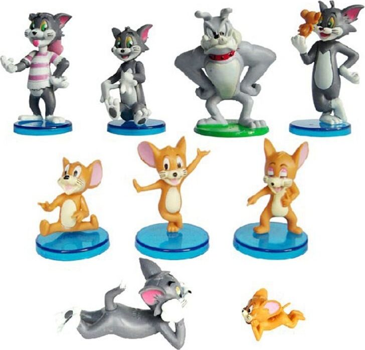 Figurky Tom a Jerry 9 ks - obrázek 3