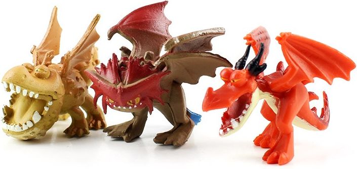 Figurky Jak Vycvičit Draka - draci 12 ks - obrázek 2