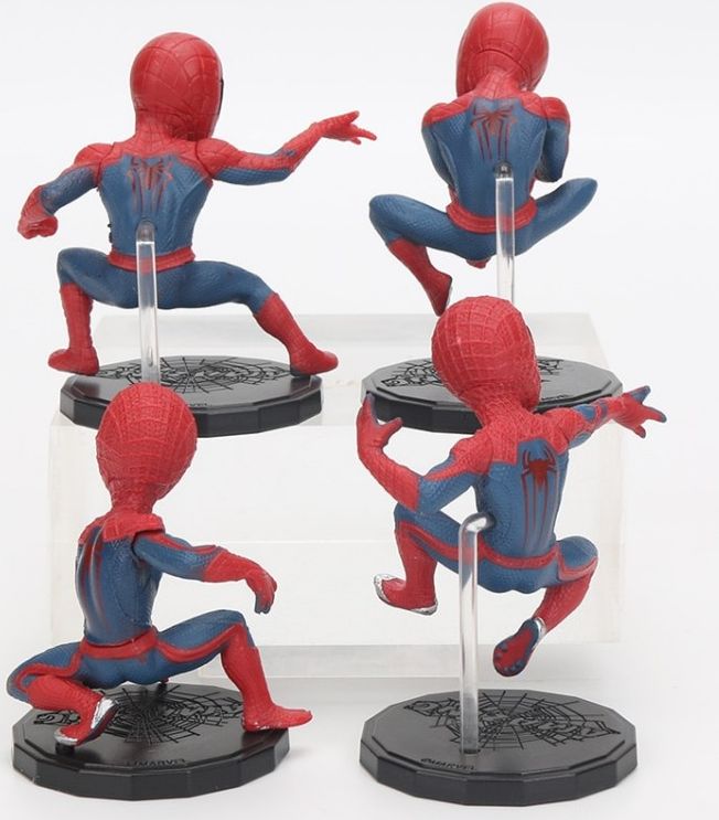 Figurky Spiderman s podstavcem 4 ks - obrázek 3