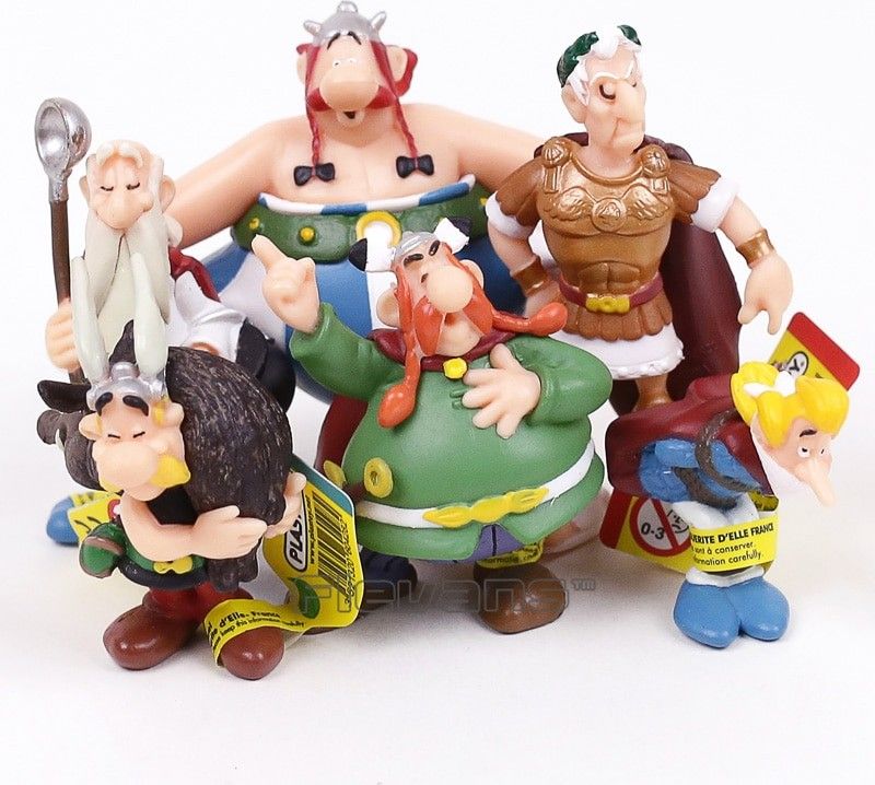 Figurky Asterix a Obelix 6 ks - obrázek 1
