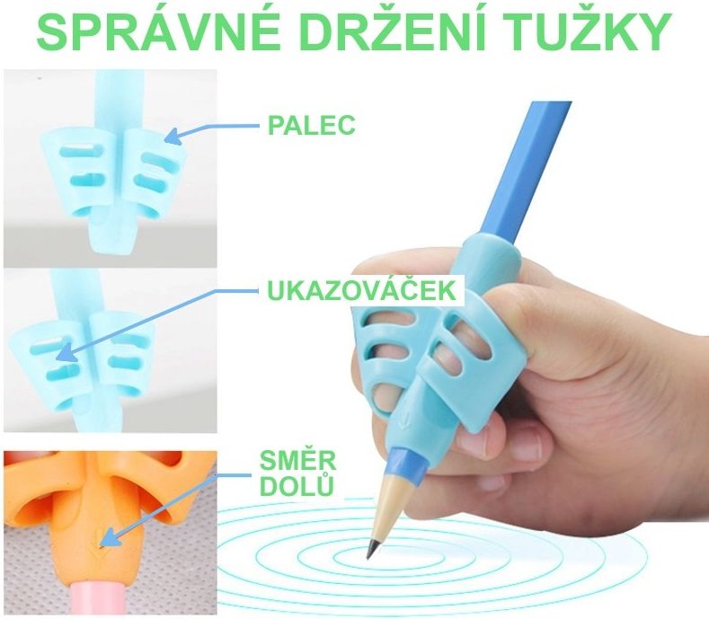 Silikonová pomůcka na psaní - obrázek 2