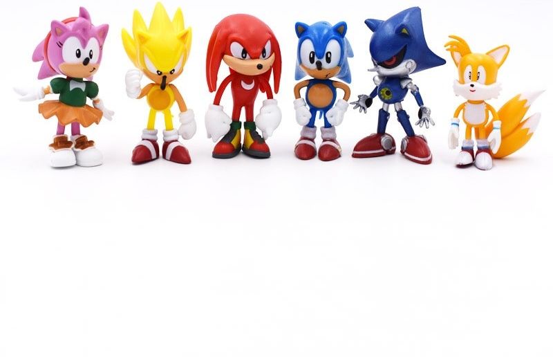 Figurky Ježek Sonic 6 ks - obrázek 2