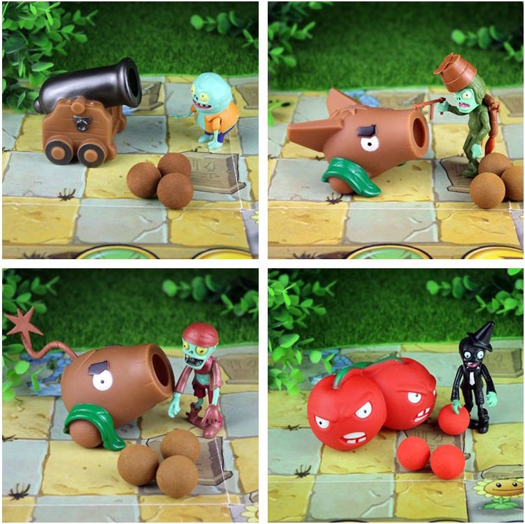 Figurky Plants vs Zombies 4 ks II - obrázek 1
