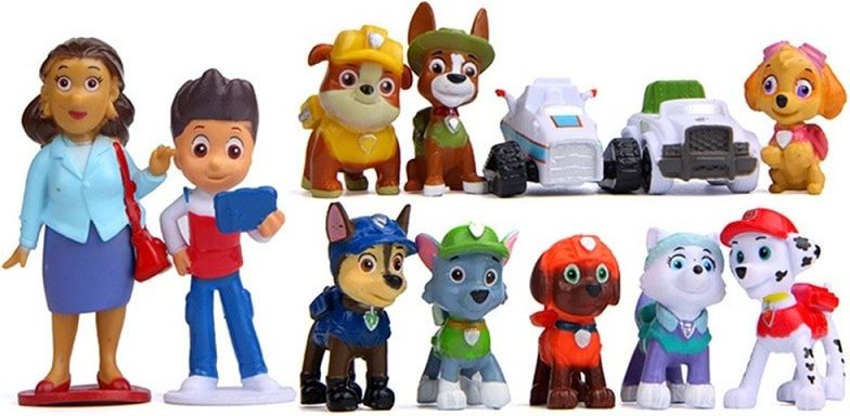 Figurky Tlapková Patrola | Paw Patrol 12 ks - obrázek 3