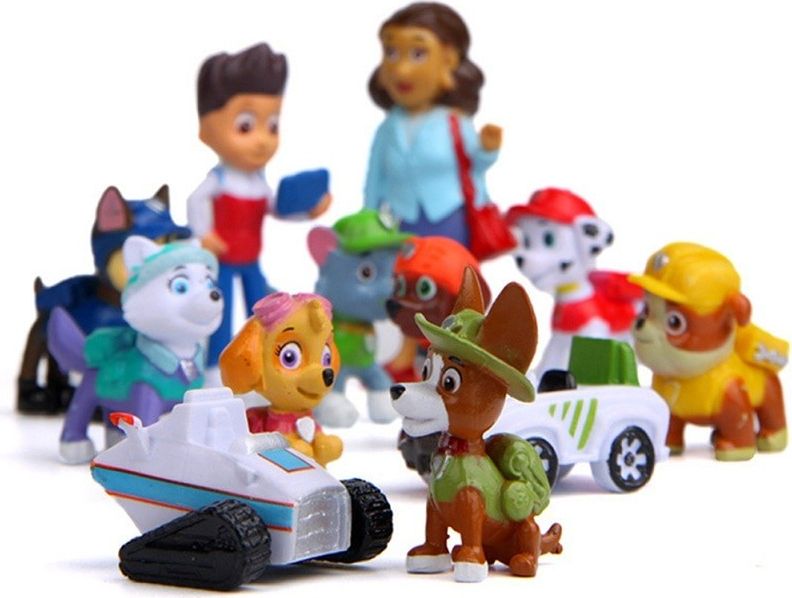 Figurky Tlapková Patrola | Paw Patrol 12 ks - obrázek 4