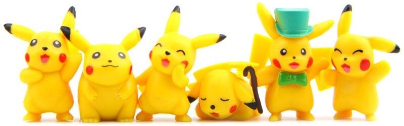 Figurky Pikachu 3-6 cm Pokemon 18 ks - obrázek 3