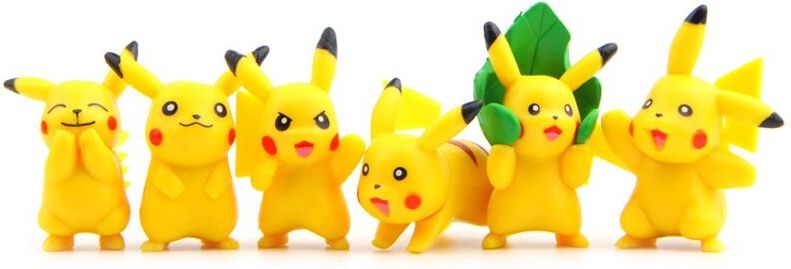 Figurky Pikachu 3-6 cm Pokemon 18 ks - obrázek 5