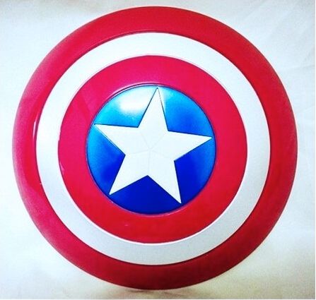 Štít Kapitána Ameriky LED svítící 30 cm - obrázek 1