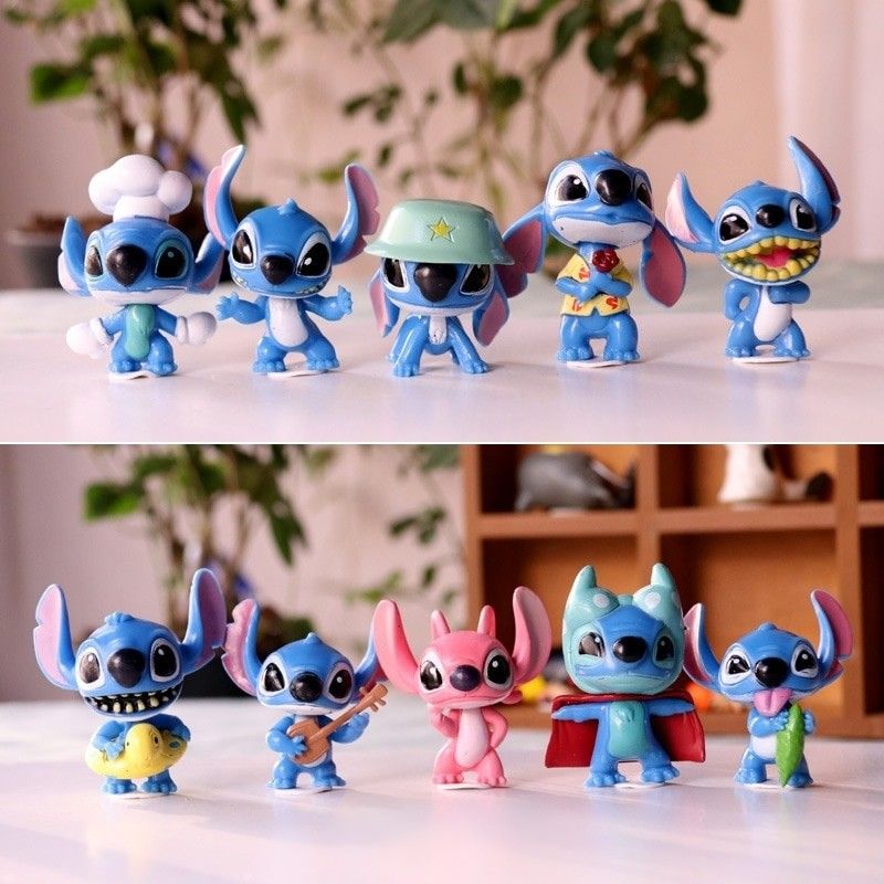 Figurky Disney Lilo a Stitch 10 ks - obrázek 1