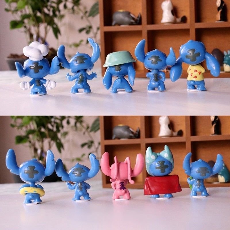 Figurky Disney Lilo a Stitch 10 ks - obrázek 2
