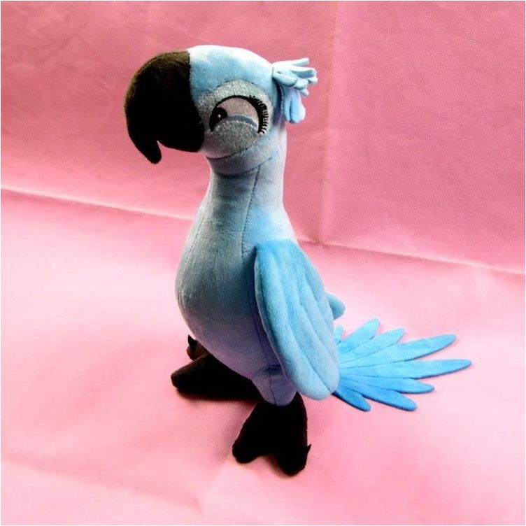Plyšák Blu a Perla z pohádky RIO 30 cm - obrázek 4