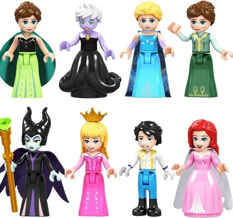 Figurky Disney Princezny a Princ 8 ks - obrázek 1