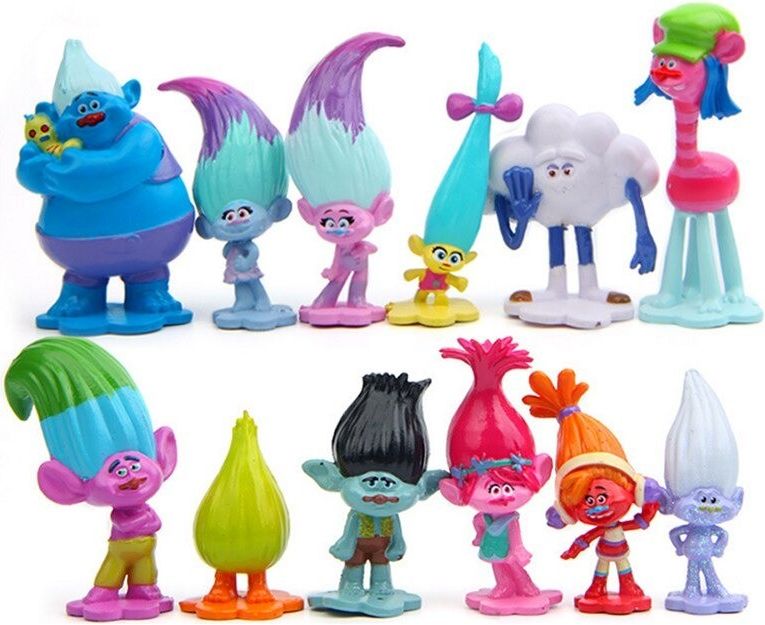 Figurky Trollové 12 ks - obrázek 1