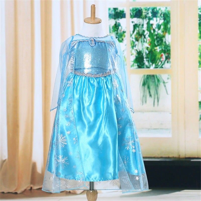 Dětské dívčí šaty Elsa 120 cm - obrázek 5