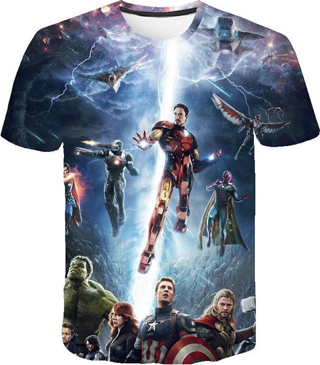 Dětské tričko Avengers Marvel II 130 - 140 cm - obrázek 1