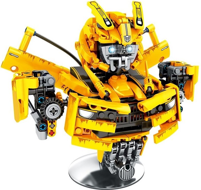 Stavebnice Bumblebee Transformers na podstavci - obrázek 1