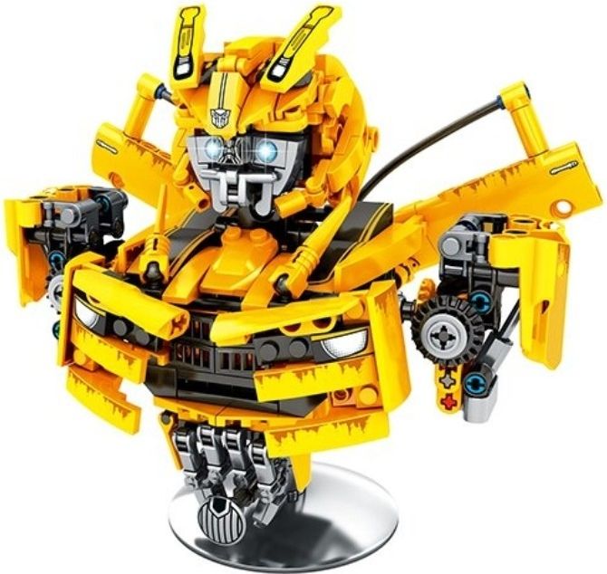 Stavebnice Bumblebee Transformers na podstavci - obrázek 2
