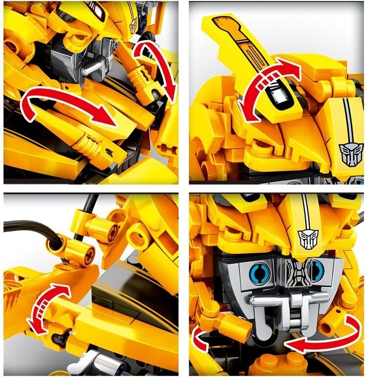 Stavebnice Bumblebee Transformers na podstavci - obrázek 3