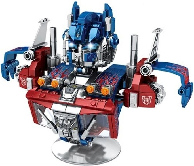 Stavebnice Optimus Prime Transformers na podstavci - obrázek 2