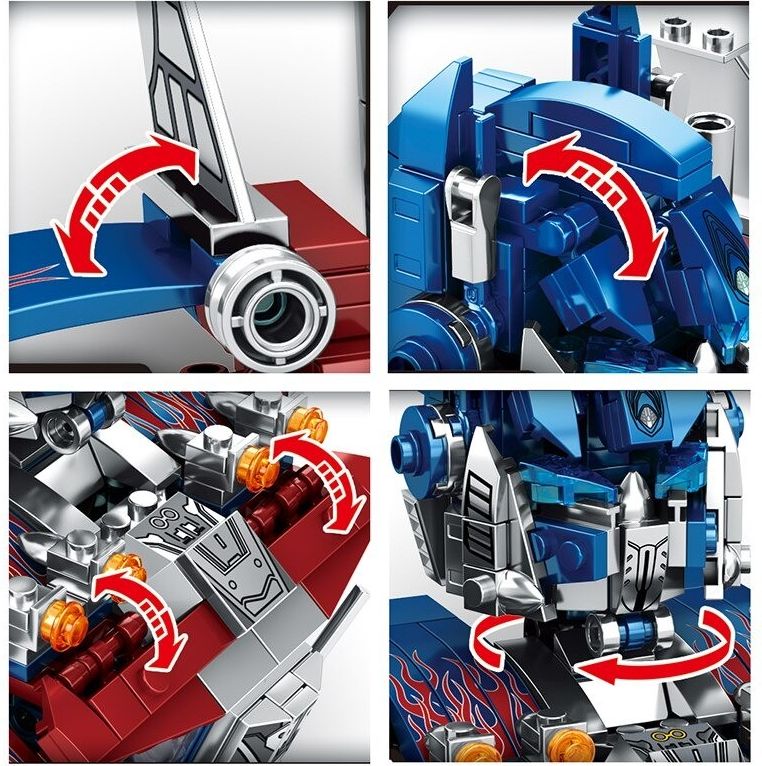 Stavebnice Optimus Prime Transformers na podstavci - obrázek 3