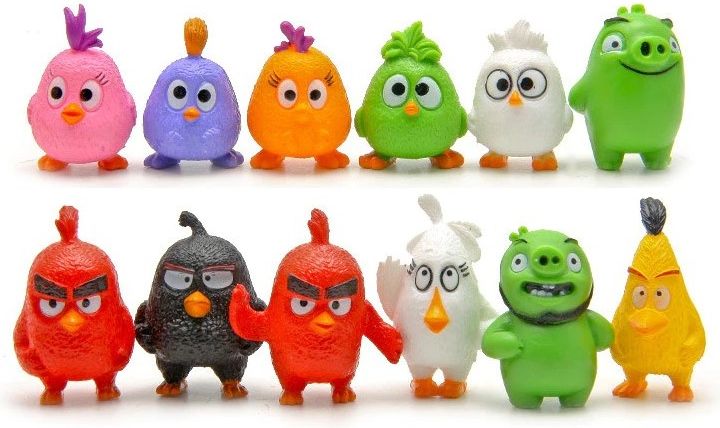 Figurky Angry Birds 12 ks - obrázek 1