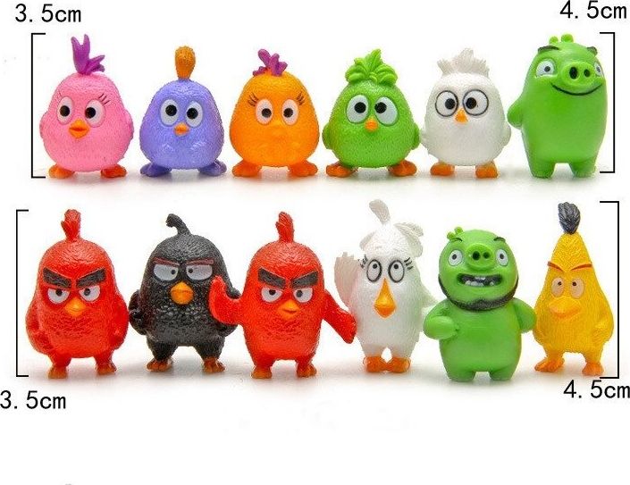 Figurky Angry Birds 12 ks - obrázek 2