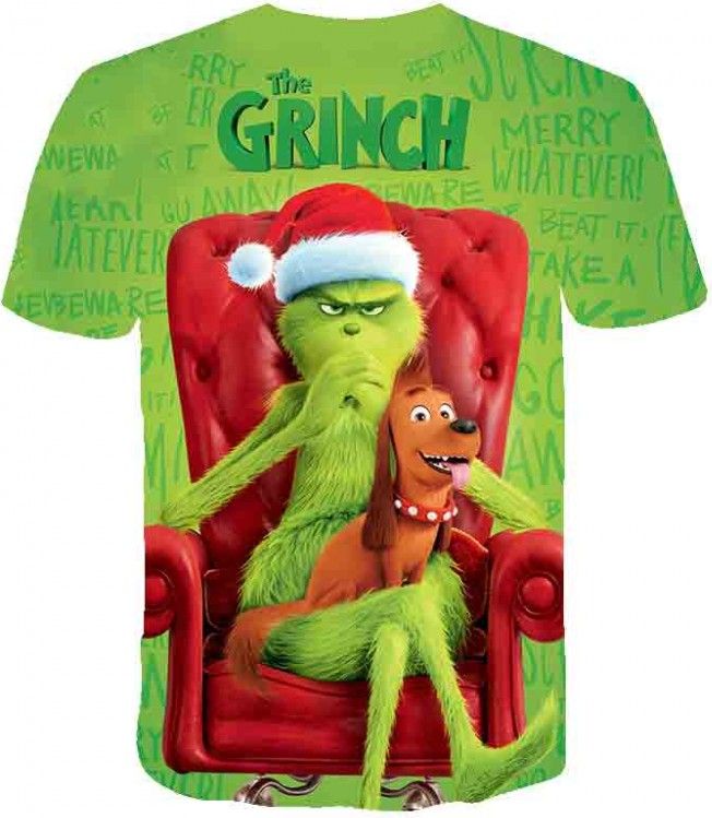 Dětské tričko Vánoční Grinch 130 - 140 cm - obrázek 2
