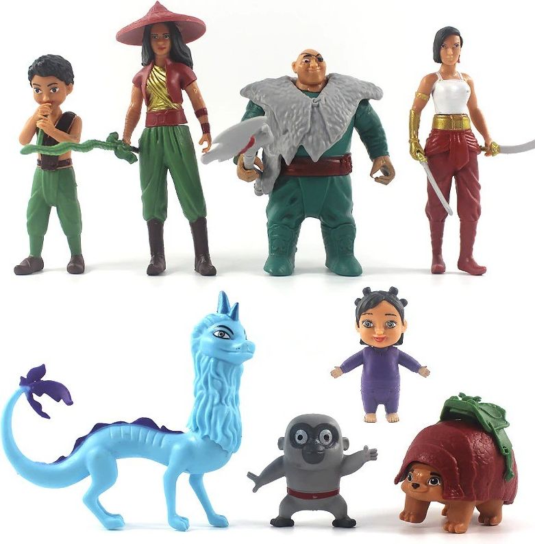 Figurky Raya a Drak 8 ks - obrázek 1