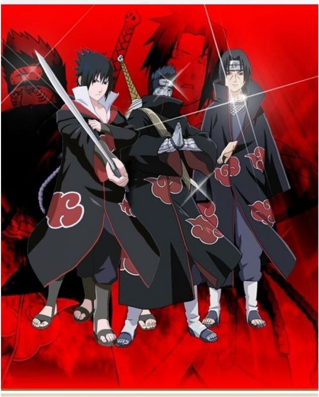 Dětský Plášť Naruto Akatsuki Cosplay - obrázek 4