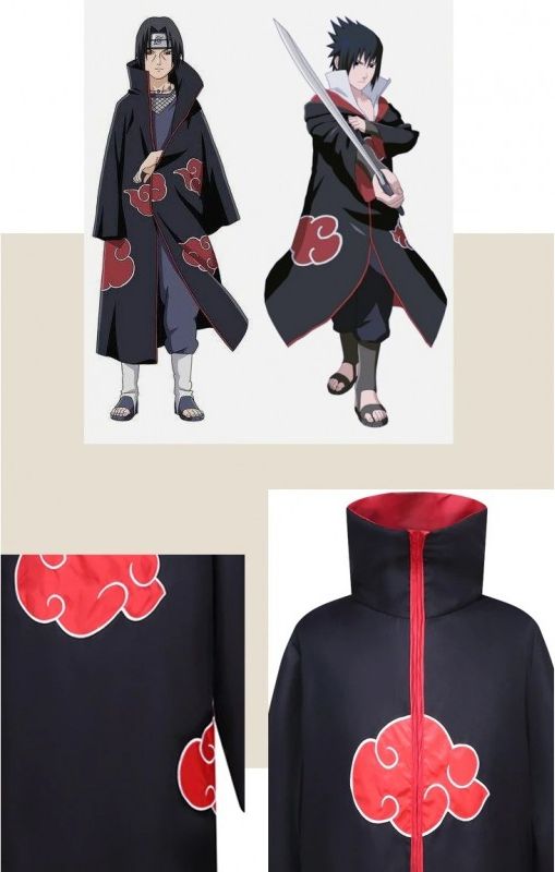 Dětský Plášť Naruto Akatsuki Cosplay - obrázek 7