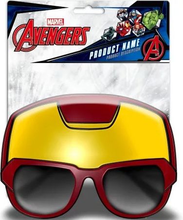 3D Dětské Sluneční brýle Avengers Iron Man - obrázek 1