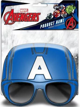 3D Dětské Sluneční brýle Avengers Kapitán Amerika - obrázek 1