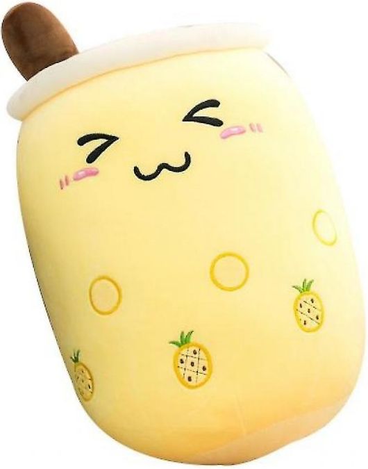 Plyšák Bubble Tea Ananas Žlutý 35 cm - obrázek 1