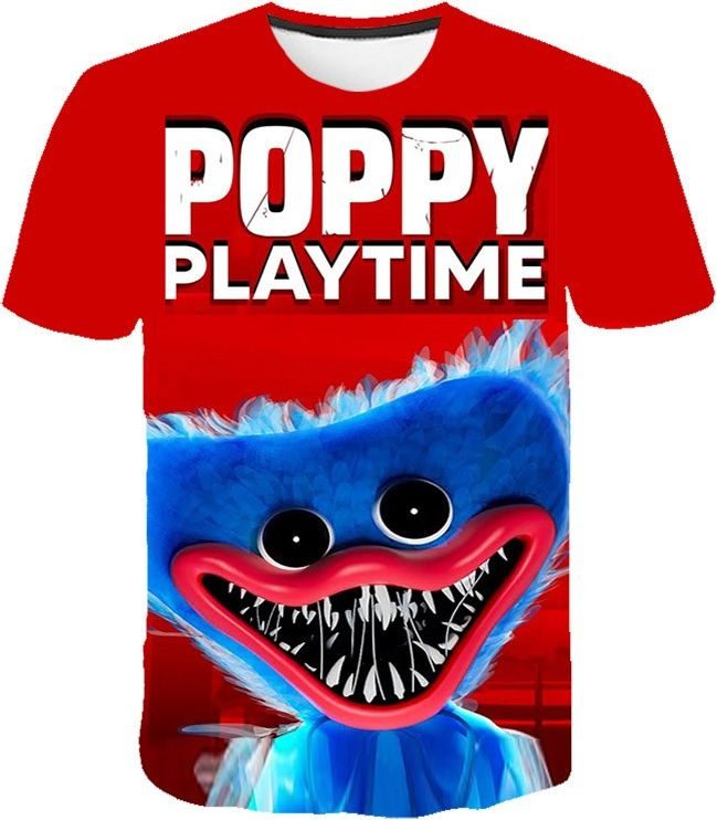 Dětské tričko Huggy/Wuggy - Poppy Playtime 130 - 140 cm - obrázek 1