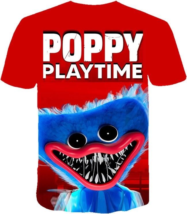 Dětské tričko Huggy/Wuggy - Poppy Playtime 130 - 140 cm - obrázek 2