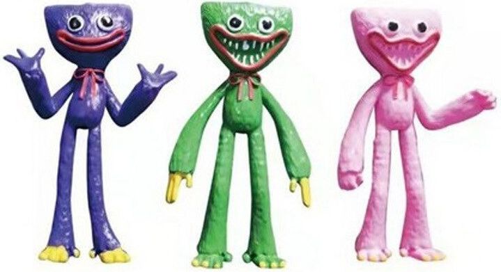 Figurky Huggy/Wuggy - Poppy Playtime 6 ks - obrázek 4
