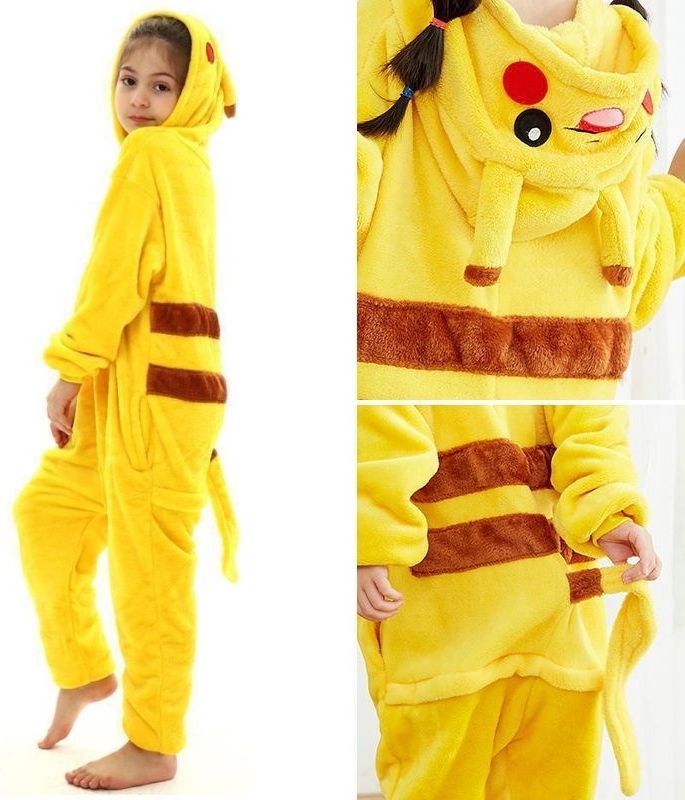 Dětský kostým Pokemon Pikachu 122-134 cm 122 - 134 cm - obrázek 1