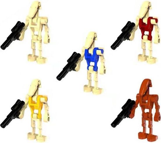 Figurky Battle Droid Star Wars 5 ks - obrázek 1