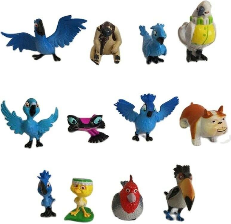 Figurky z pohádky RIO 12 ks - obrázek 1
