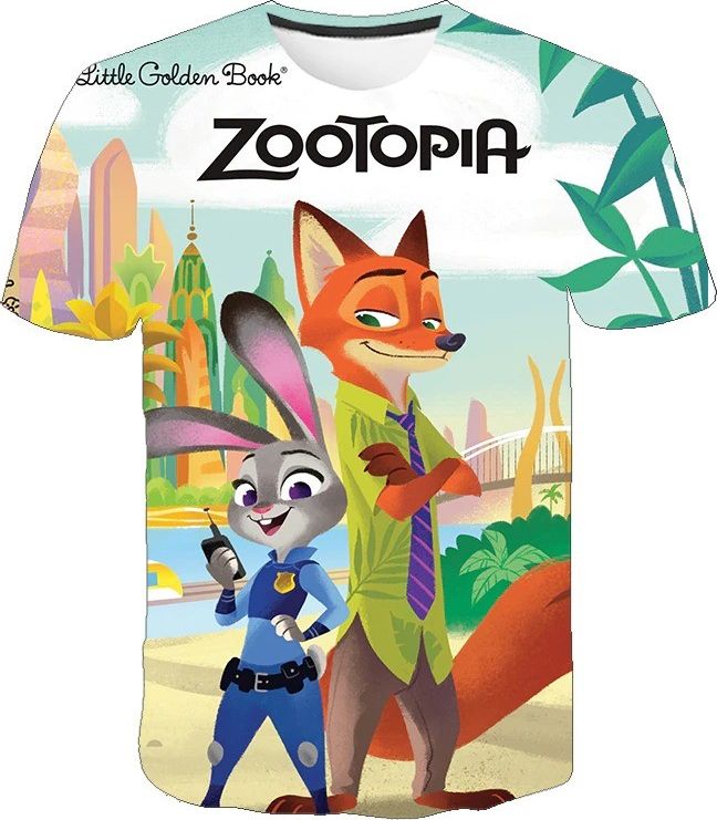 Dětské tričko Zootropolis Judy a Nick 130 - 140 cm - obrázek 1