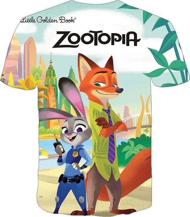 Dětské tričko Zootropolis Judy a Nick 130 - 140 cm - obrázek 2