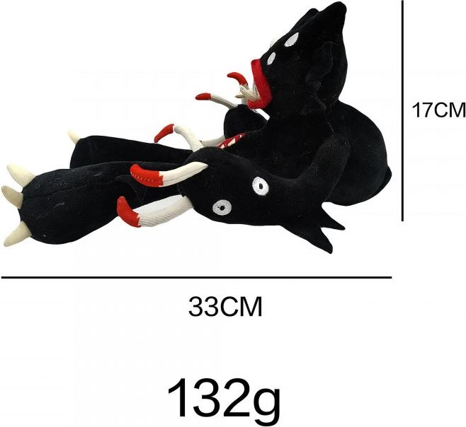 Plyšák Huggy Wuggy/Killy Willy - Poppy Playtime 33 cm - obrázek 3