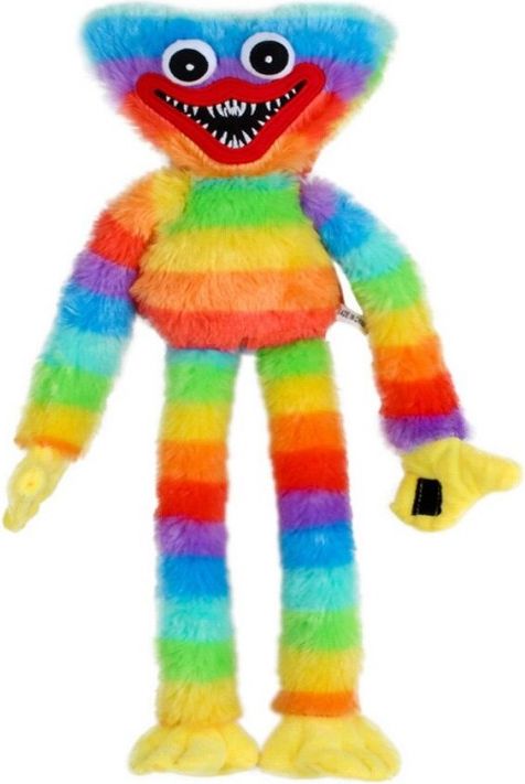 Plyšák Huggy/Wuggy - Poppy Playtime 40 cm duhový - obrázek 1